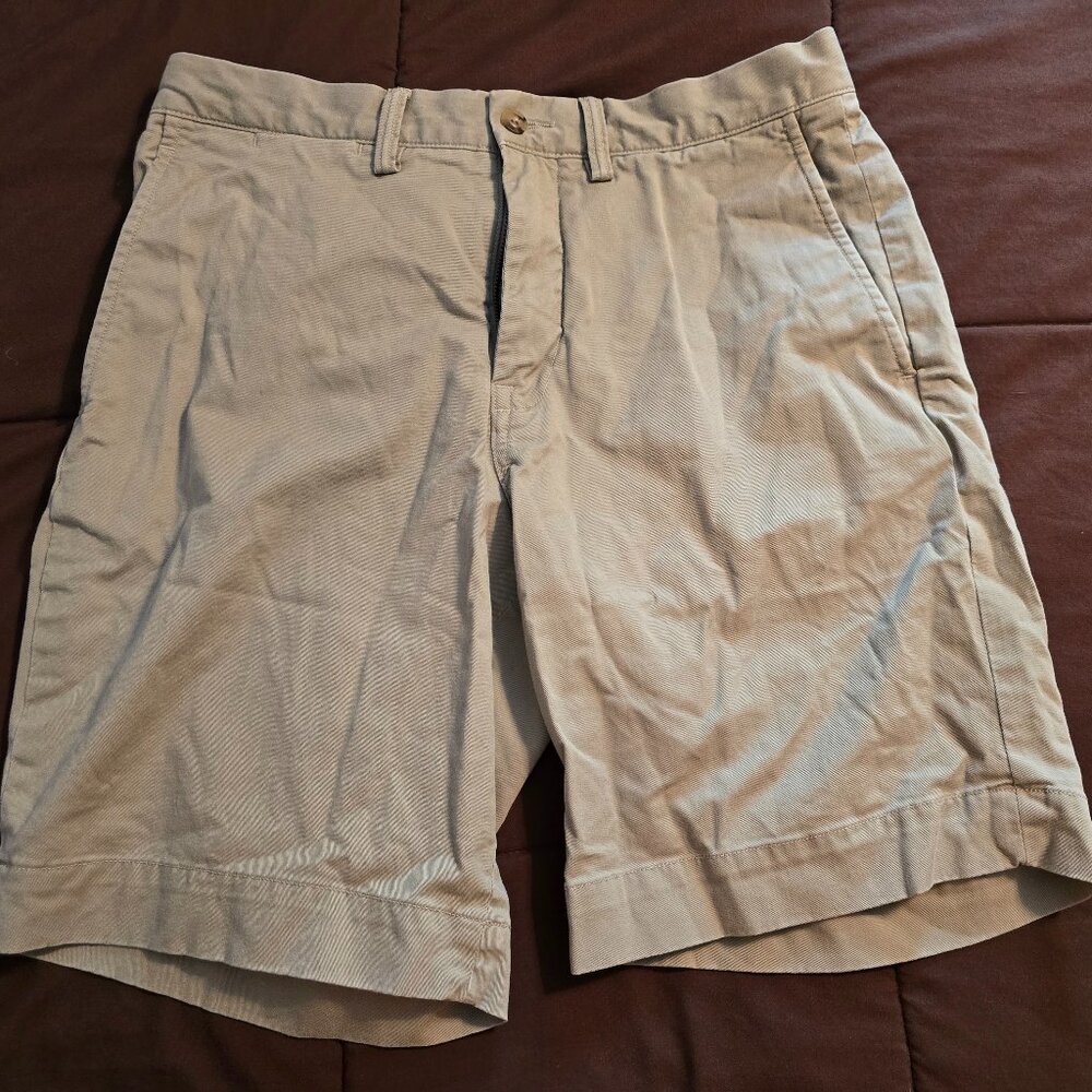 Polo Ralph Lauren Mens Chino Khaki Classi Fit Stretch Shorts 30 Waist  Quick Shi